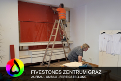 FIVESTONES Zentrum in Graz: Aufbau - Umbau - Fertigstellen